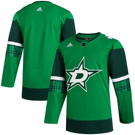 Dallas Stars Blank Adidas 2019-2020 St. Patrick's Day Trikot Authentic - Herren